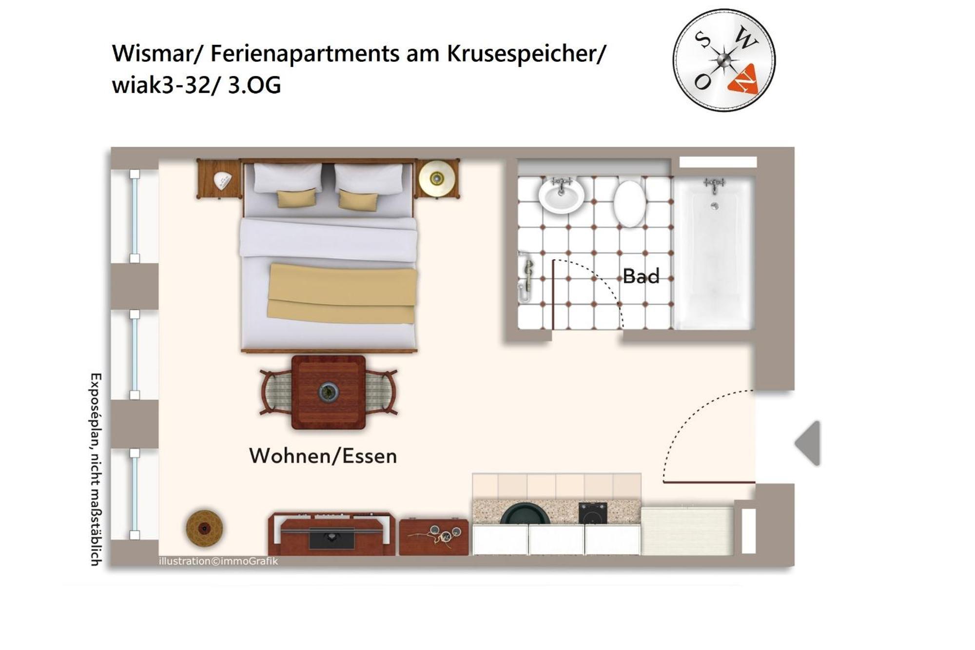Ferienapartments Am Krusespeicher Ferienapartments Am Krusespeicher 3-32 Wißmar Dış mekan fotoğraf